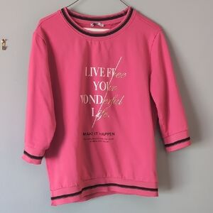 Pink Graphic Sweatshirt